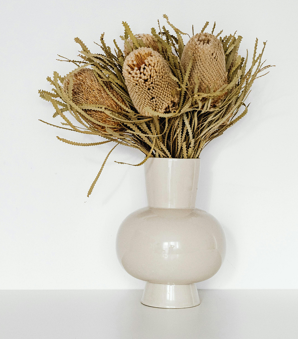 Tall Glass Vase