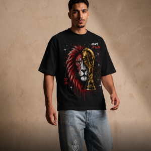 Over Size unisex Lion- Black