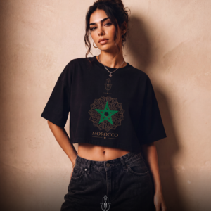 Crop Top Morocco- Black