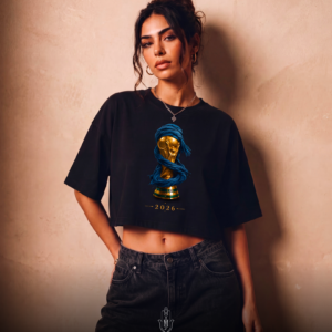 Crop Top World Cup Sahara- Black